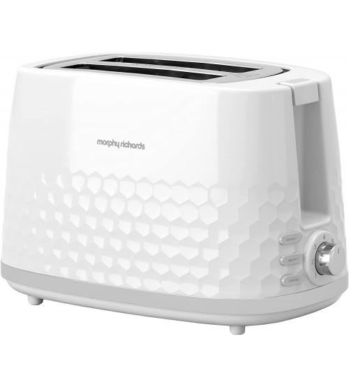 Morphy Richards 220034 2 Slice Hive Toaster - White
